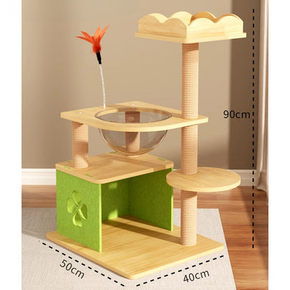 เสาสำหรับแมวข่วน 5 in 1 อพาร์ตเมนต์แมว - 图片20