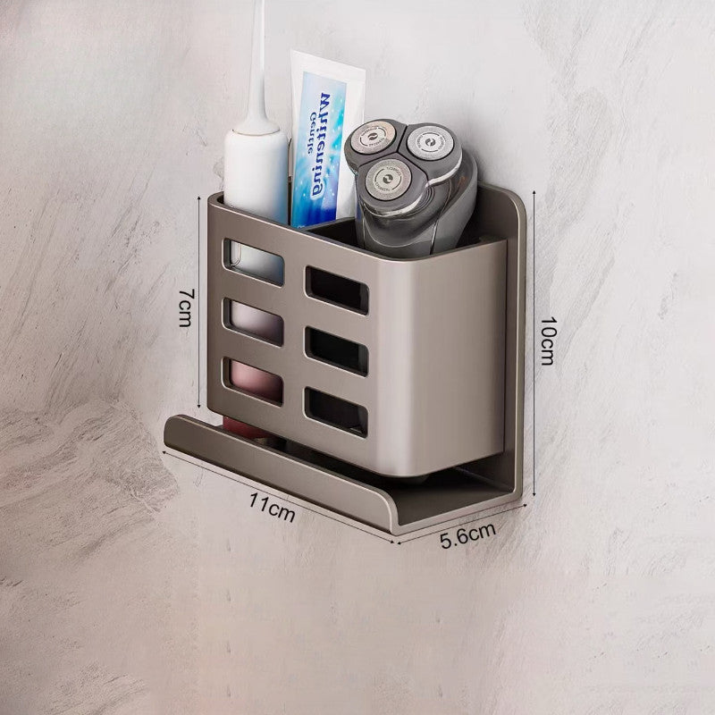 ที่แขวนติดผนังห้องน้ำ ที่ใส่หวี กล่องเก็บของอเนกประสงค์ - 图片6