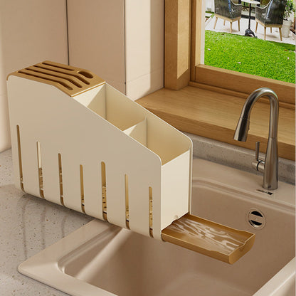 กล่องเก็บเกี่ยวตะเกียบบนโต๊ะอาหาร ชั้นเก็บเกี่ยวบนโต๊ะอาหาร ติดผนัง - 图片4