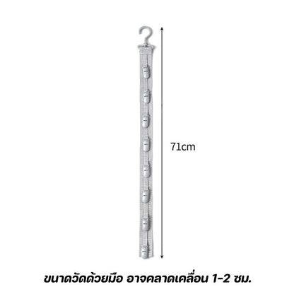 ที่แขวนหมวกแบบติดประตู ทำจากผ้าสักหลาด สามารถแขวนหมวกได้หลายใบ - 图片15