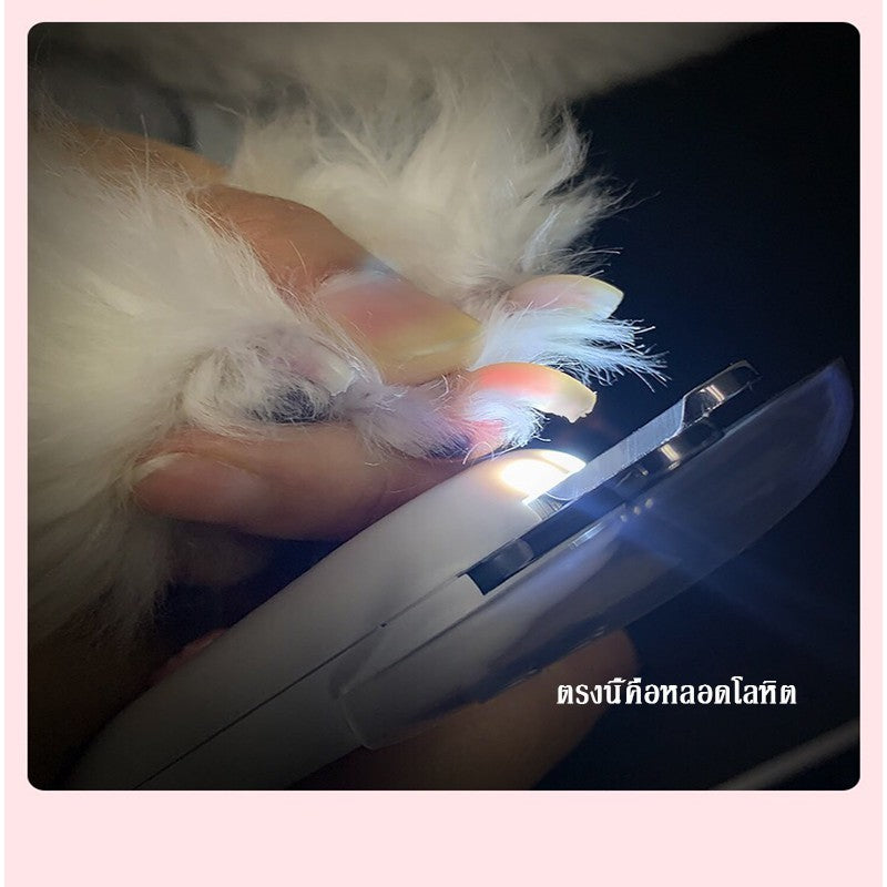 กรรไกรตัดเล็บสัตว์เลี้ยงพร้อมไฟ LED - 图片5