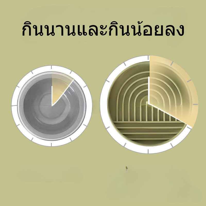 ชามอาหารสัตว์เลี้ยงแบบช้า - 图片2