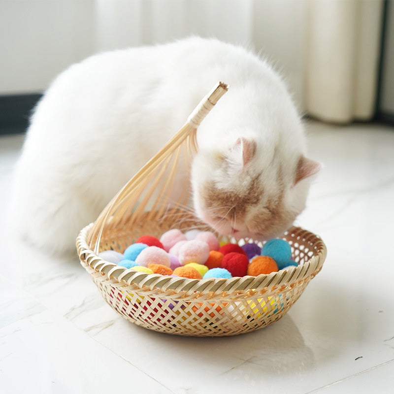 ตุ๊กตาปล่อยลูกบอล ของเล่นแมว - 图片10