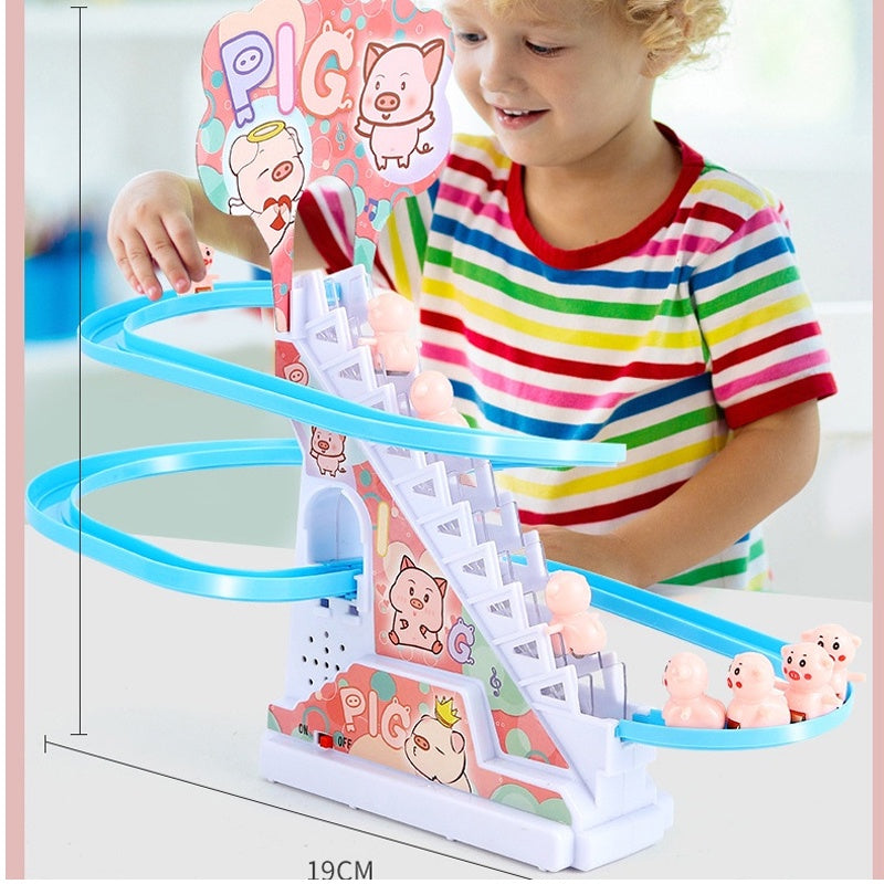 ของเล่นไฟฟ้า เป็ดปีนบันได สไลเดอร์ - 图片4