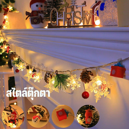 ไฟ LED หลากสีขนาดเล็กสไตล์คริสต์มาส - 图片37