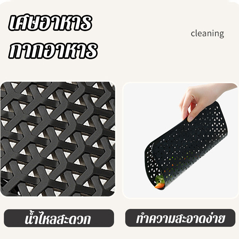 แผ่นรองอ่างล้างจานซิลิโคน 2-in-1 - 图片4