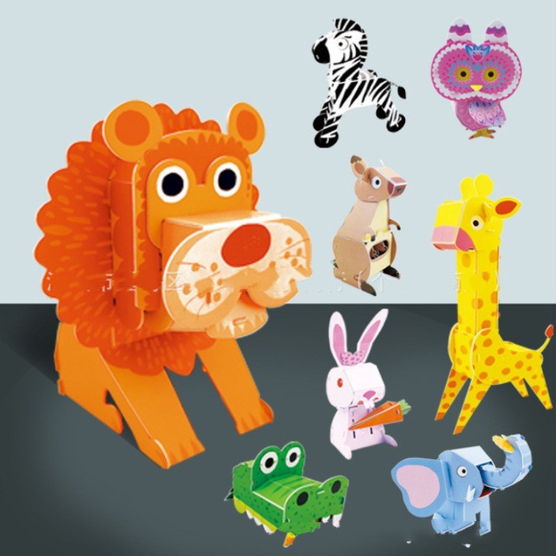 ปริศนาสามมิติ ภาพการ์ตูนสัตว์น่ารัก และแนวคิดการศึกษาปฐมวัย - 图片3