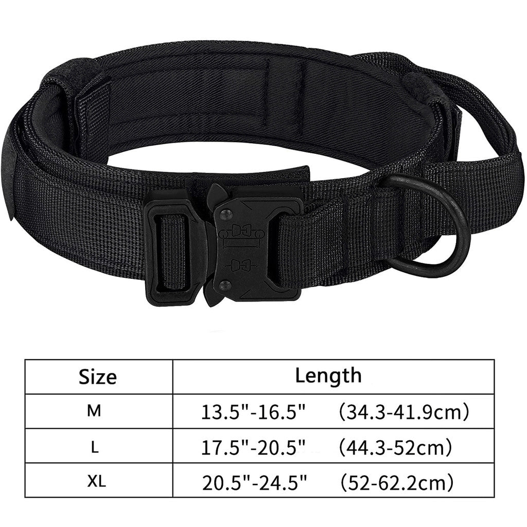 ปลอกคอสุนัขไนลอนปรับขนาดได้ สำหรับสุนัขขนาดกลางถึงใหญ่ - 图片6