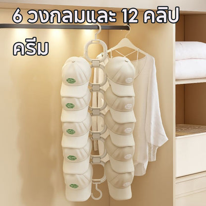 ที่แขวนหมวกแบบติดประตู ทำจากผ้าสักหลาด สามารถแขวนหมวกได้หลายใบ - 图片12
