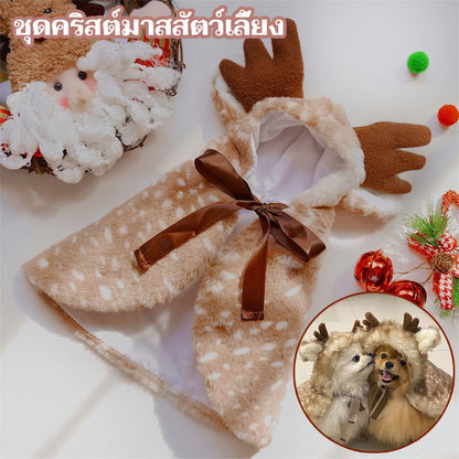 ชุดคริสต์มาส ปลอกคอ และผ้าพันคอสำหรับแมวและสุนัข - 图片35