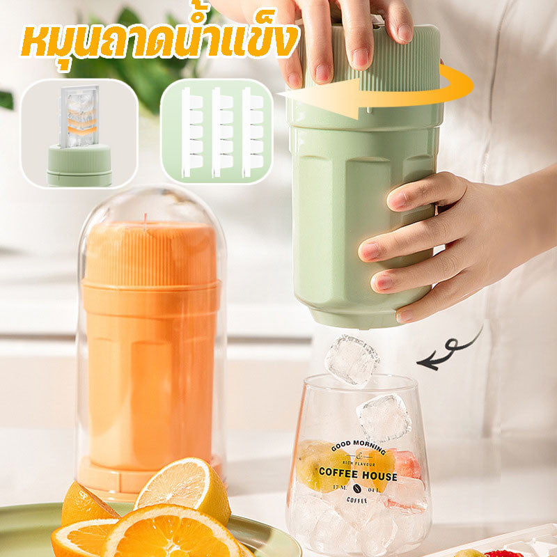 เครื่องทำน้ำแข็ง ถาดน้ำแข็ง หมุนฝาประมาณ 0.1 วินาที น้ำแข็งจะร่วงลงมา - 主图