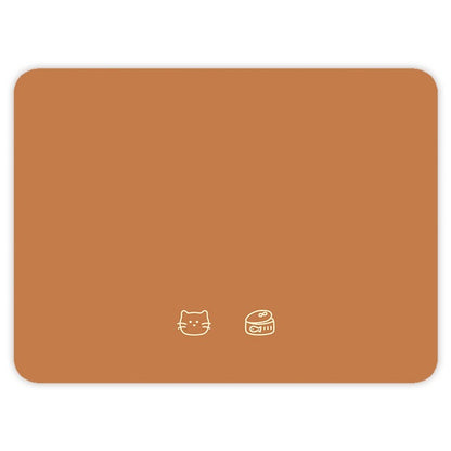 แผ่นรองชามอาหารสัตว์เลี้ยง ป้องกันการหก ขนาด 45*30 ซม. - 图片23