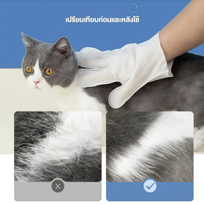 ถุงมือทำความสะอาดสัตว์เลี้ยง - 图片2