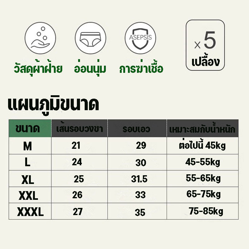 ชุดชั้นในแบบใช้แล้วทิ้ง - 图片5