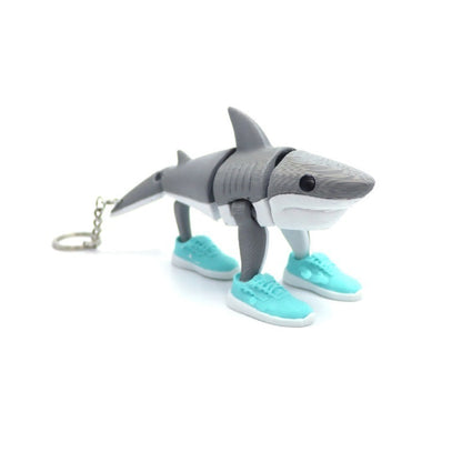 ตุ๊กตาฉลามไม้สุดน่ารัก ของเล่นผ้ากำมะหยี่นุ่มนิ่ม - 图片11