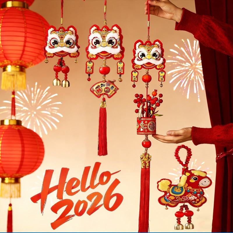 ระฆังและกระดิ่งลมประดับตกแต่งสำหรับเทศกาลตรุษจีนปี 2026 - 图片1