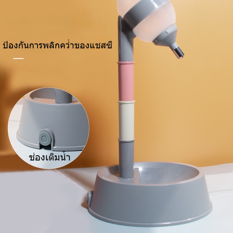 น้ำพุสำหรับสัตว์เลี้ยงและชามอาหาร 2-in-1 - 图片3