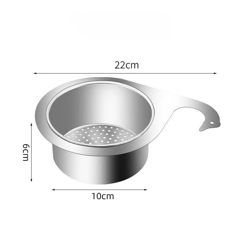ตะแกรงกรอง/ที่วางฟองน้ำสำหรับอ่างล้างจาน ทำจากสแตนเลส - 图片13