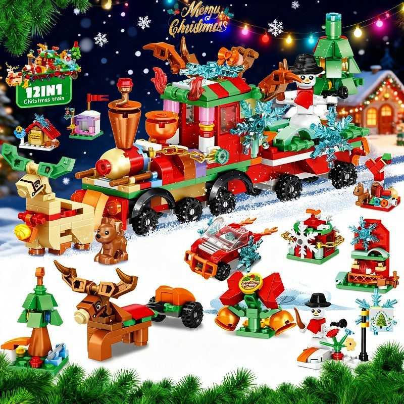 บล็อกตัวต่อคริสต์มาส - 主图