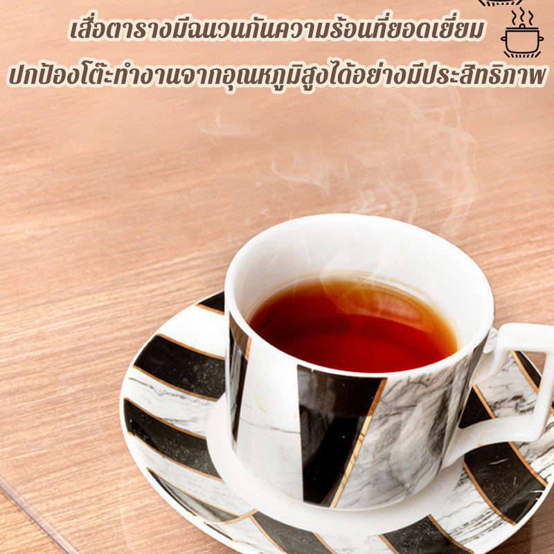ผ้าปูโต๊ะ PVC หนา 2 มม. ผ่านมาตรฐานความปลอดภัยด้านอาหาร - 图片4