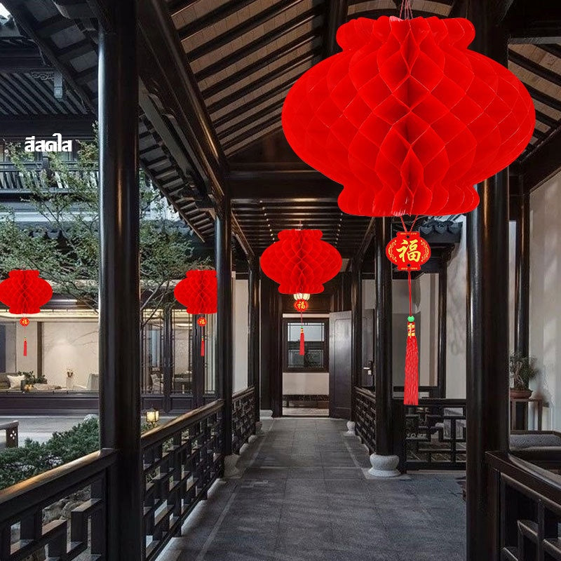 ใหม่ในปี 2026  2pcs โคมตรุษจีน  สําหรับตกแต่งเทศกาลตรุษจีน - 图片4