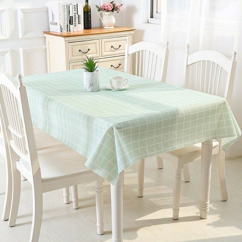 ผ้าปูโต๊ะลายตารางกันน้ำและกันลื่น - 图片5
