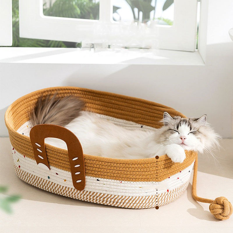 เตียงแมวแบบทอ - 图片26