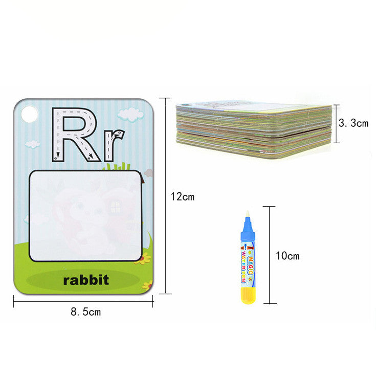 บัตรคำศัพท์กระดานวาดภาพสีน้ำ - 图片3