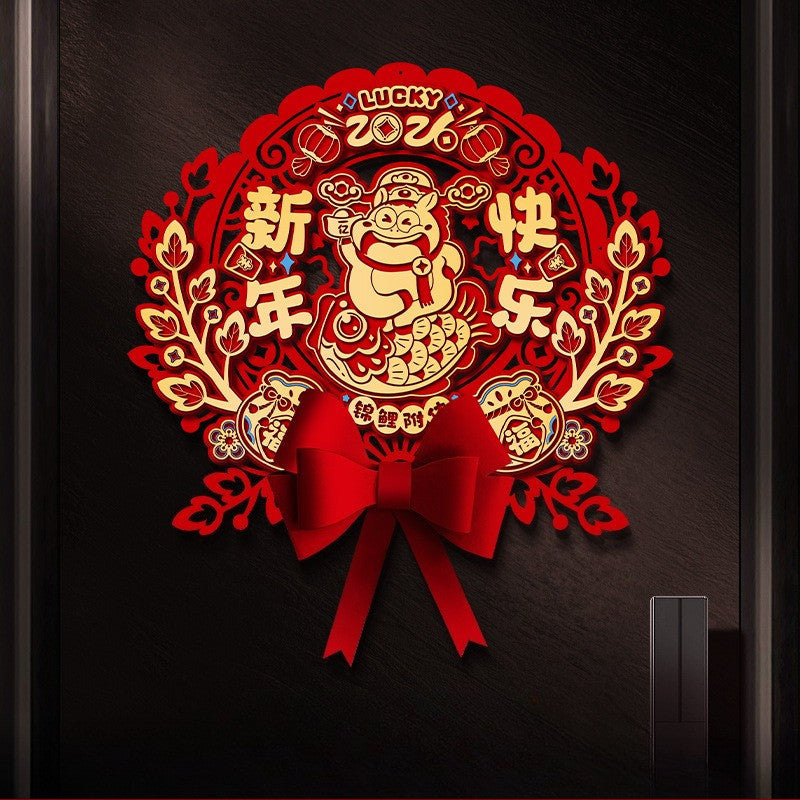 ของตกแต่งตรุษจีนปี 2026: ดีไซน์การ์ตูนสัตว์ 12 ราศีแบบ 3 มิติ - 图片3