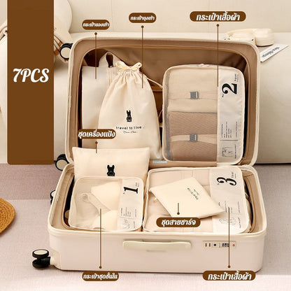 กระเป๋าเก็บของเดินทางแบบมีซิปหนา - 图片6