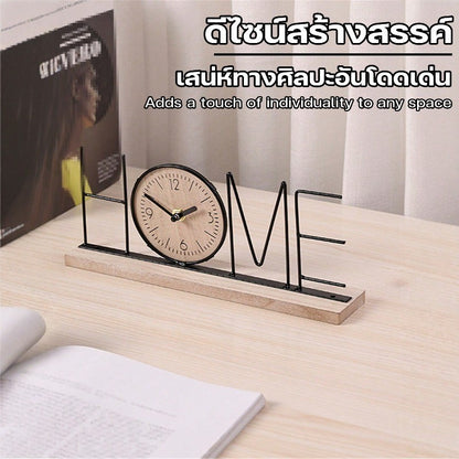 นาฬิกาตั้งโต๊ะตัวอักษร Home - 图片1