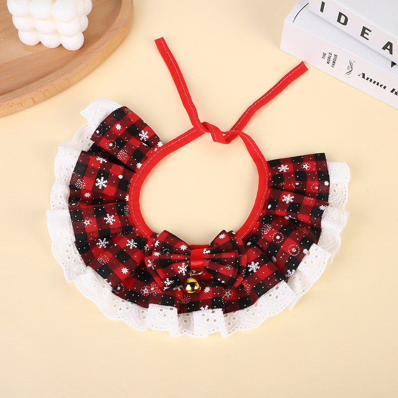 ชุดคริสต์มาส ปลอกคอ และผ้าพันคอสำหรับแมวและสุนัข - 图片54