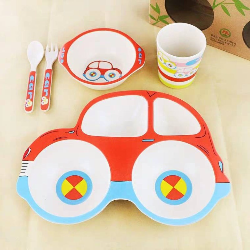ชุดจานอาหารเด็กลายการ์ตูน 5 ชิ้น - 图片20