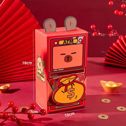 กล่องของขวัญซองเงินสด ATM ปี 2026 ซองมงคลตรุษจีน - 图片7