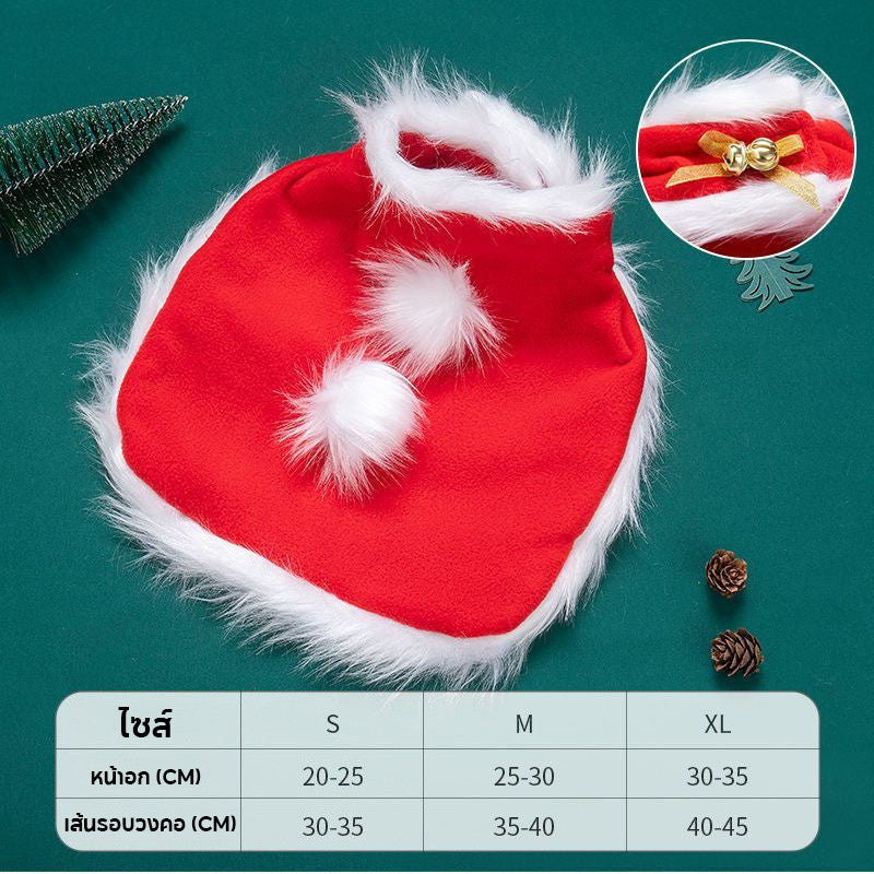 ชุดเสื้อคลุมสัตว์เลี้ยงคริสต์มาส - 图片6