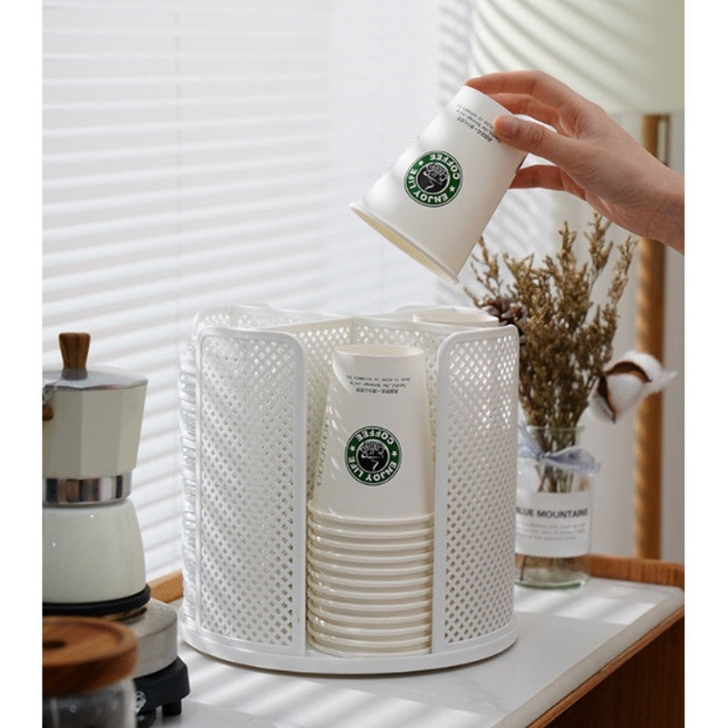 ที่วางแก้วกระดาษแบบหมุนได้ 360 องศาและถอดออกได้ - 图片4