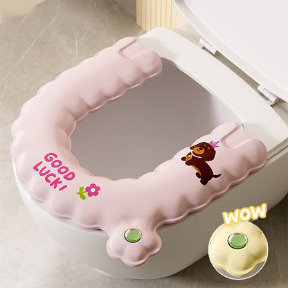 แผ่นรองนั่งชักโครก EVA แบบหนาและกันน้ำ ลายการ์ตูน - 图片18