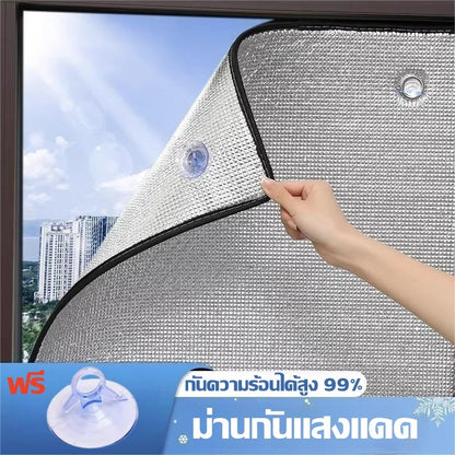 แผ่นฟอยล์อลูมิเนียมหนาสำหรับบังแดดสามารถกันความร้อนได้ถึง 99% - 主图