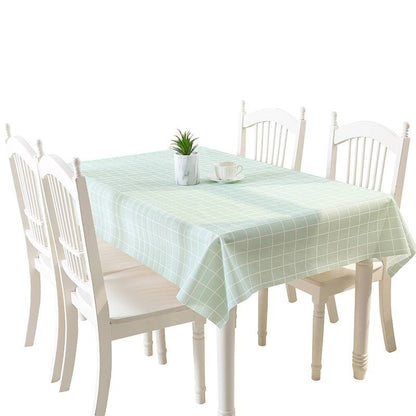 ผ้าปูโต๊ะลายตารางกันน้ำและกันลื่น - 图片1