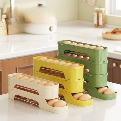 กล่องเก็บไข่ 2/3/4 ชั้น พร้อมเครื่องกลิ้งไข่อัตโนมัติ - 图片3