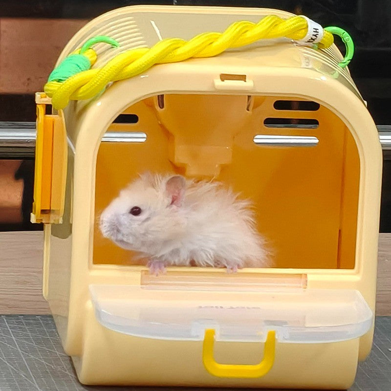 กรงหนูพกพาพร้อมดีไซน์มีรูพรุน ทำความสะอาดง่าย - 图片3