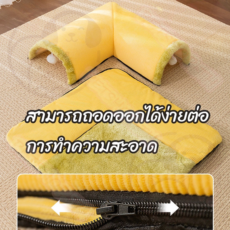 อุโมงค์แมว ที่นอนแมวแสนสบายแบบสองinหนึ่ง - 图片3