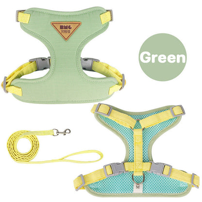 สายจูงสัตว์เลี้ยง, สายรัดอกสุนัขพร้อมสายจูง, ปรับได้ - 图片11