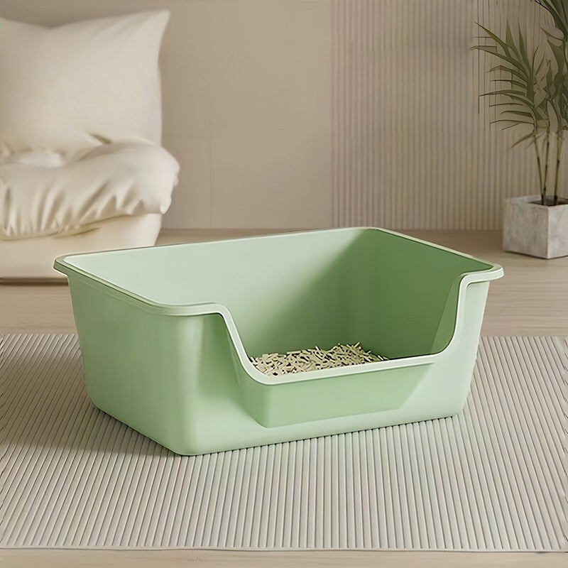 กระบะทรายแมวขนาดใหญ่พิเศษ ขอบสูง กันน้ำกระเด็น - 图片16