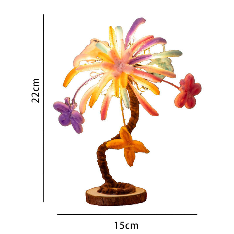 ของเล่นดอกไม้ไฟจากไหมพรมกำมะหยี่ DIY ของขวัญปีใหม่ (พร้อมไฟ) - 图片2