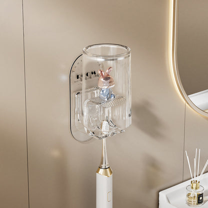 ที่วางแปรงสีฟันติดผนังรูปกระต่าย ไม่ต้องเจาะรู ป้องกันเชื้อรา และระบายอากาศได้ดี - 图片9