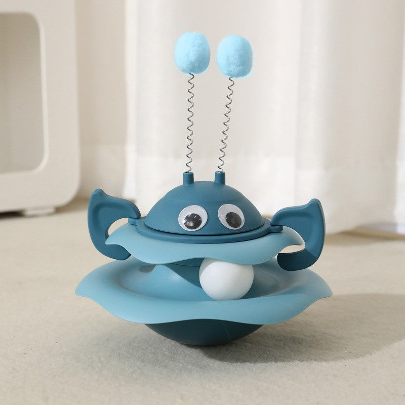 ของเล่นแมว รางบอลแมว พร้อมแผงเสียงขนนก - 图片26