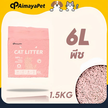 ทรายแมวเต้าหู้ออร์แกนิค 6 ลิตร - 图片19