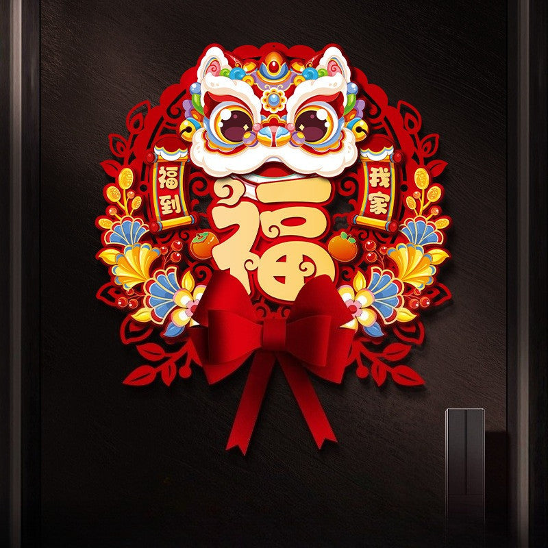 ของตกแต่งตรุษจีนปี 2026: ดีไซน์การ์ตูนสัตว์ 12 ราศีแบบ 3 มิติ - 图片26