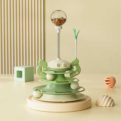 ของเล่นแมว รางบอลแมว พร้อมแผงเสียงขนนก - 图片13